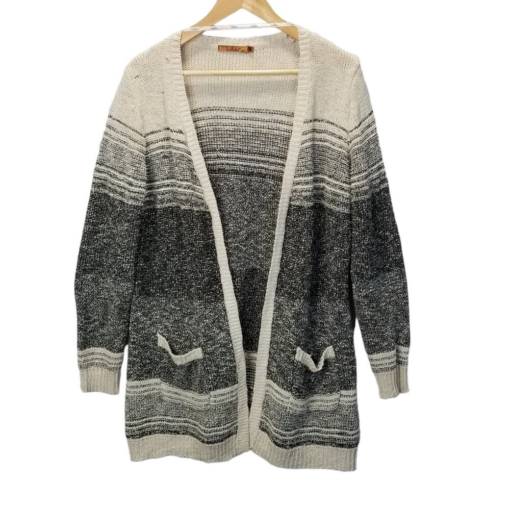 Belldini Womens Size XL Cardigan Sweater Open Front with Pockets - Picture 6 of 6